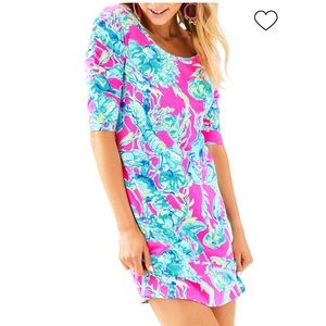 NWOT LILLY PULITZER LAJOLLA DRESS LOBSTERS IN LOVE XS